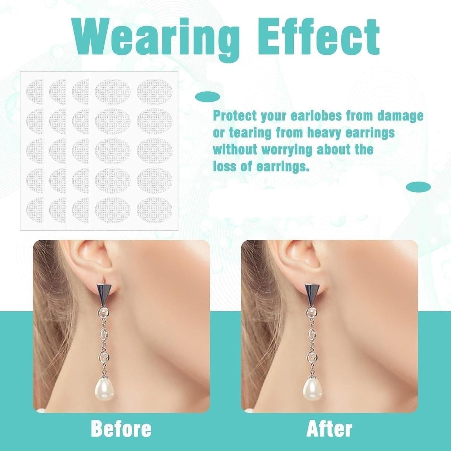 Premium Earlobe Support Patches (100 PCS) mkp0fp-jd