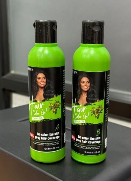 Hair Color Gel - 100% Gray Hair Coverage 125ML (Pack of 2) mkp0fp-jd