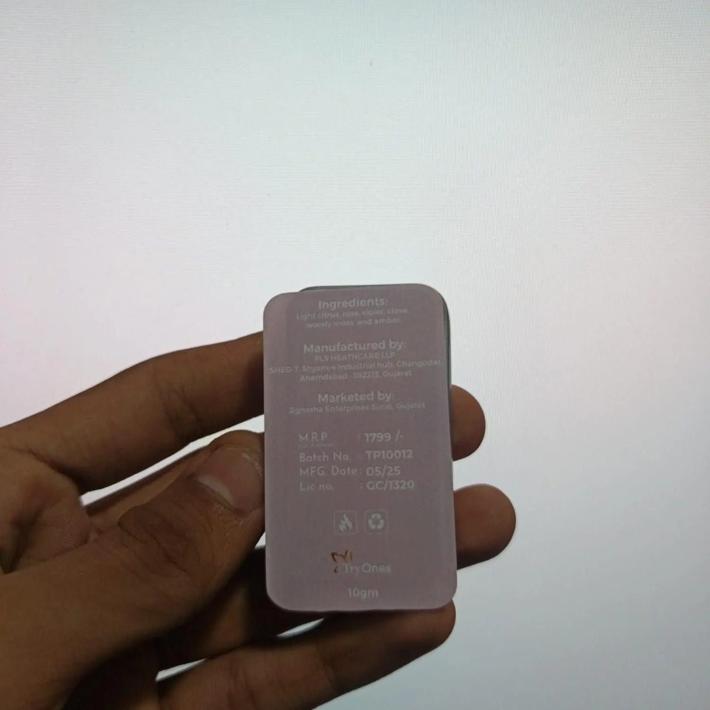 TryOnes PEACH GIRL Solid Perfume for Women 12gram (Pack of 2) mkp0fp-jd