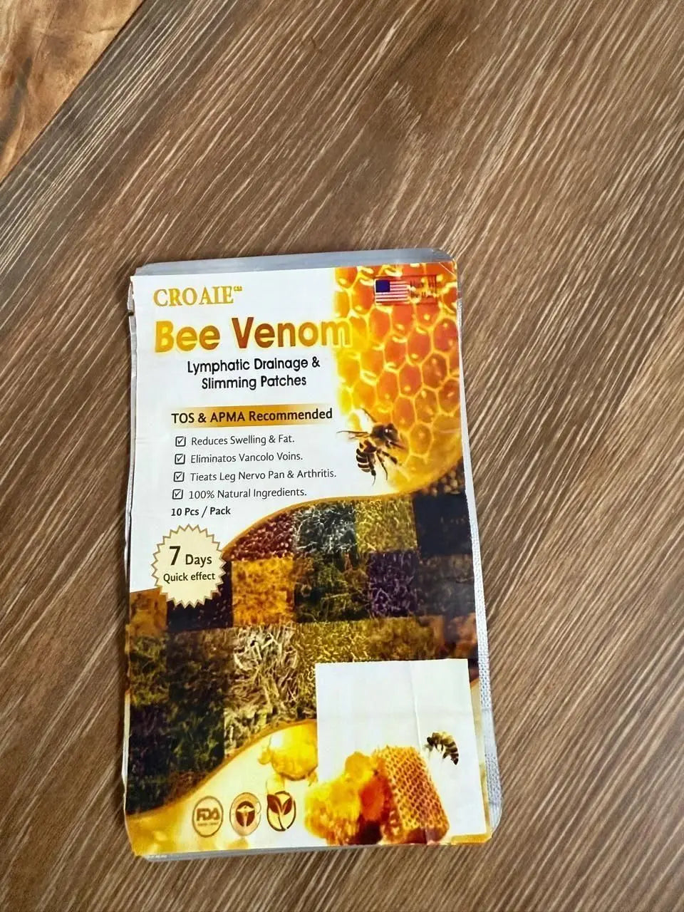 Bee Venom Lymphatic Daiamage & Sliming Patches (10 Patches) mkp0fp-jd