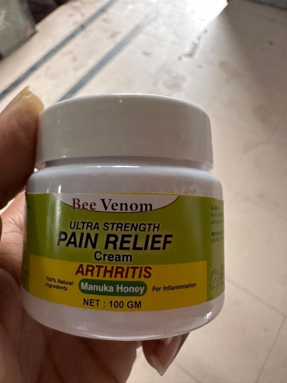 Bee Venom Joint and Bone Therapy Cream 100gm Each (Pack of 2) mkp0fp-jd