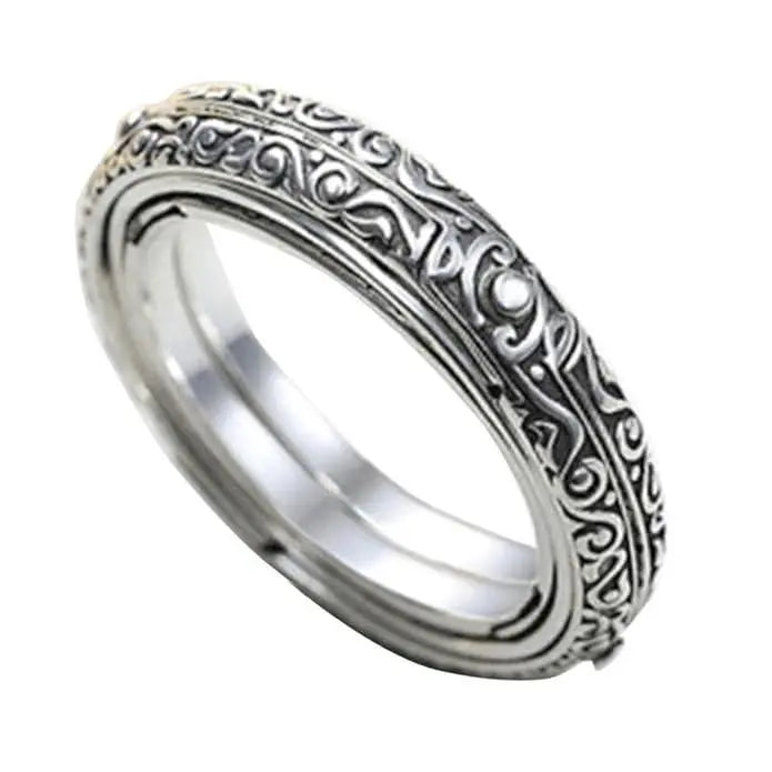 Astronomical Ball Ring Cosmic Finger Ring Couple Jewelry Silver Plated mkp0fp-jd