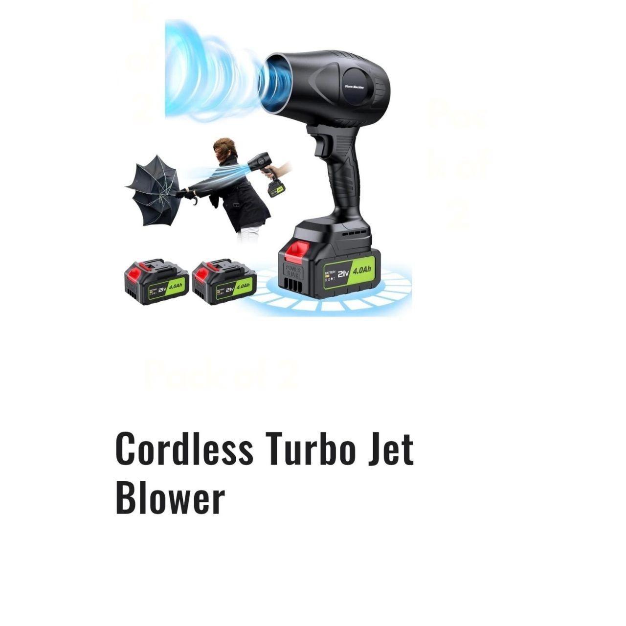 Cordless Turbo Jet Blower mkp0fp-jd