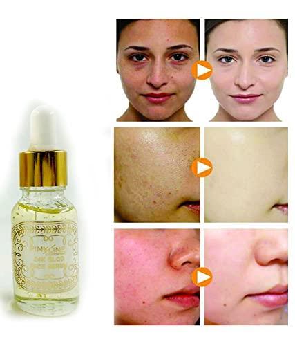24K Gold Face Serum improves Dullness Reduces fine lines (30 ml) mkp0fp-jd