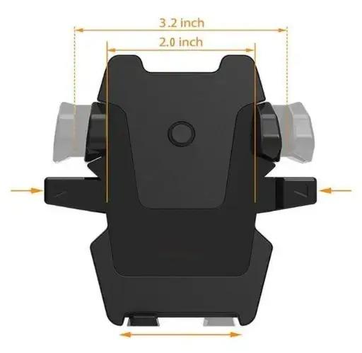 Revolex Zoom Star Pros Car Mobile Holder For Dashboard Black mkp0fp-jd