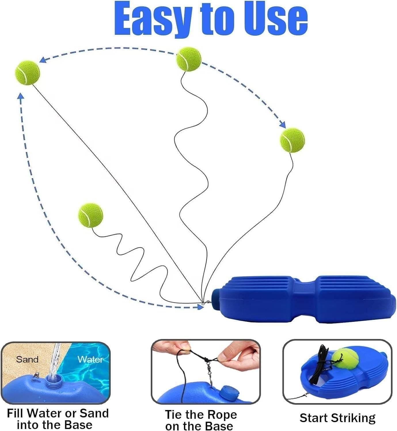 Solo Tennis Trainer Rebound Ball with String for Self Tennis Practice mkp0fp-jd