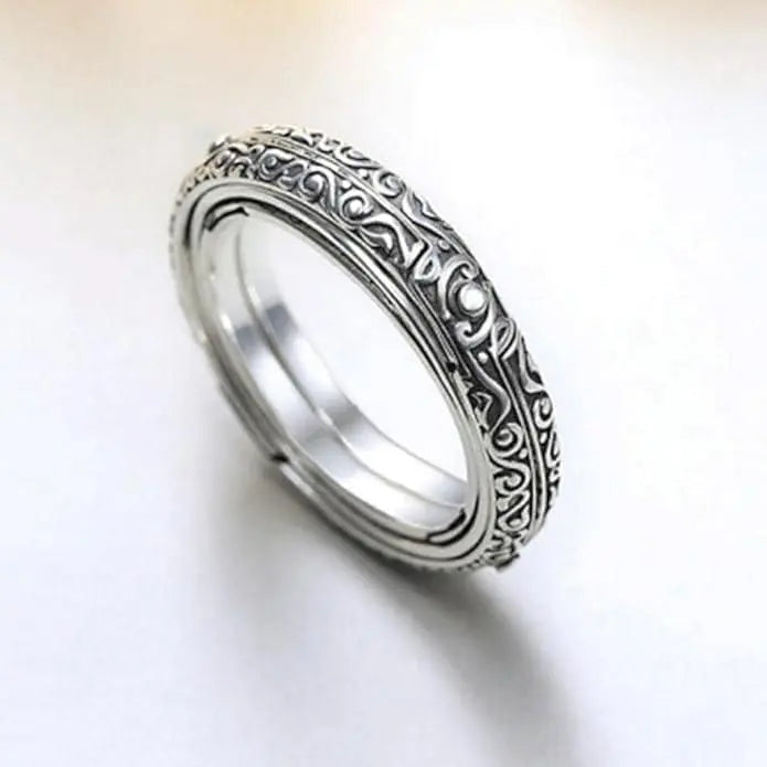 Astronomical Ball Ring Cosmic Finger Ring Couple Jewelry Silver Plated mkp0fp-jd