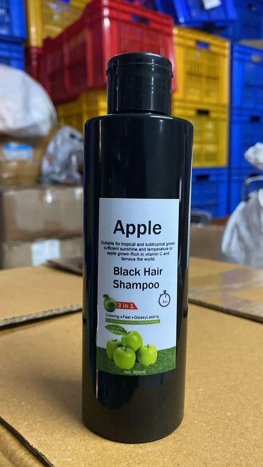Apple Black Hair Shampoo 3-in-1 200ML mkp0fp-jd