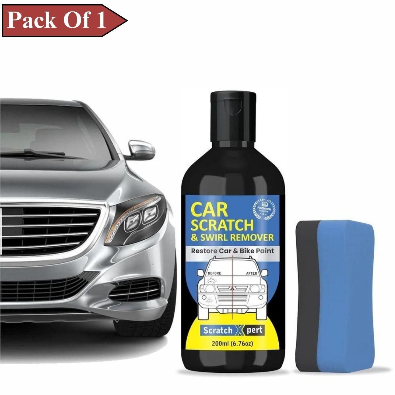 Car Body Scratch Remover and Repair Polishing Cream Kit with Sponge 200ML(Pack Of 1) mkp0fp-jd