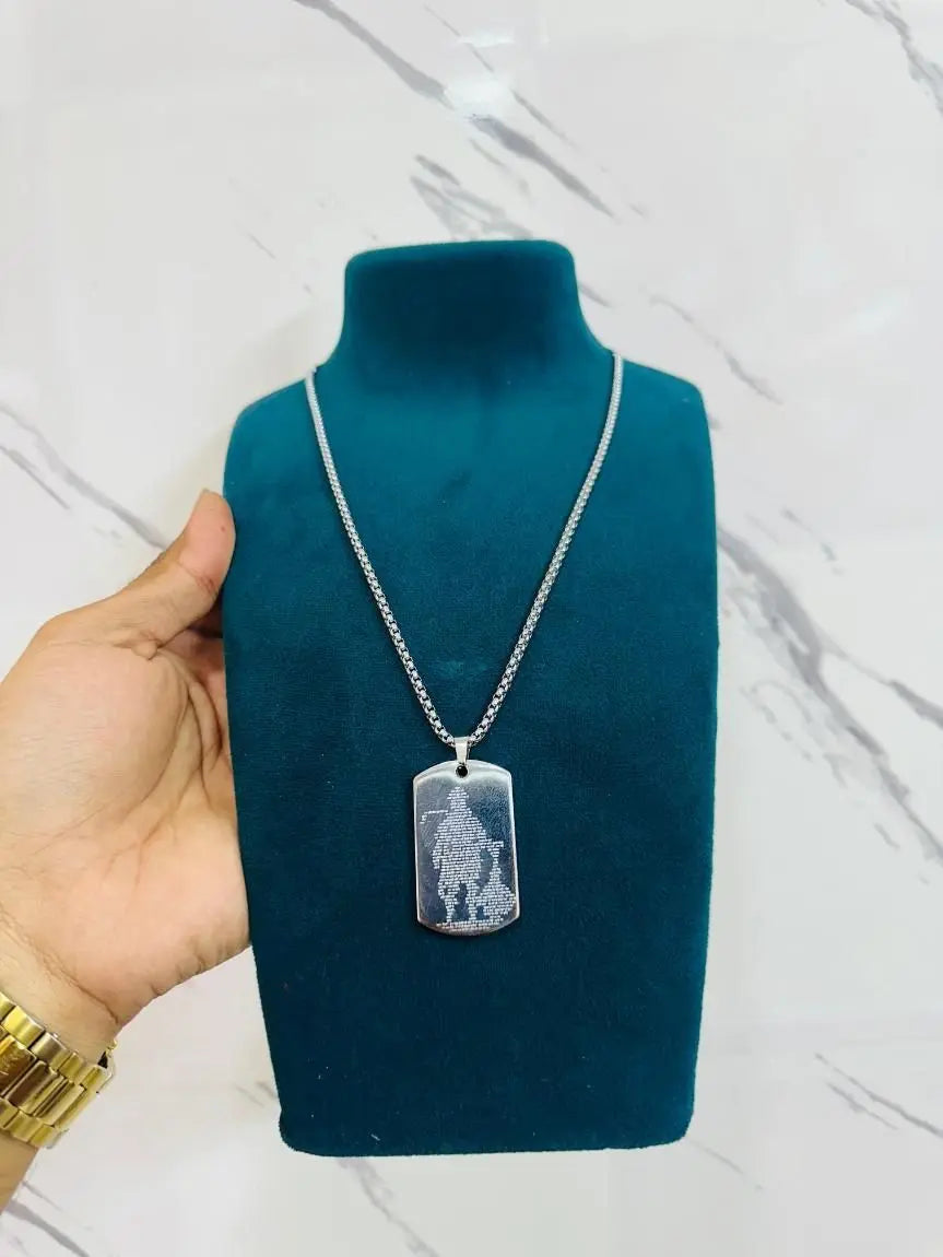 Hanuman Chalisha Pendant with Chain mkp0fp-jd