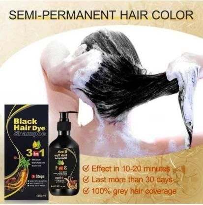 BLOSDREAM Black Hair Shampoo 3 in 1-100ml (Pack of 2) mkp0fp-jd