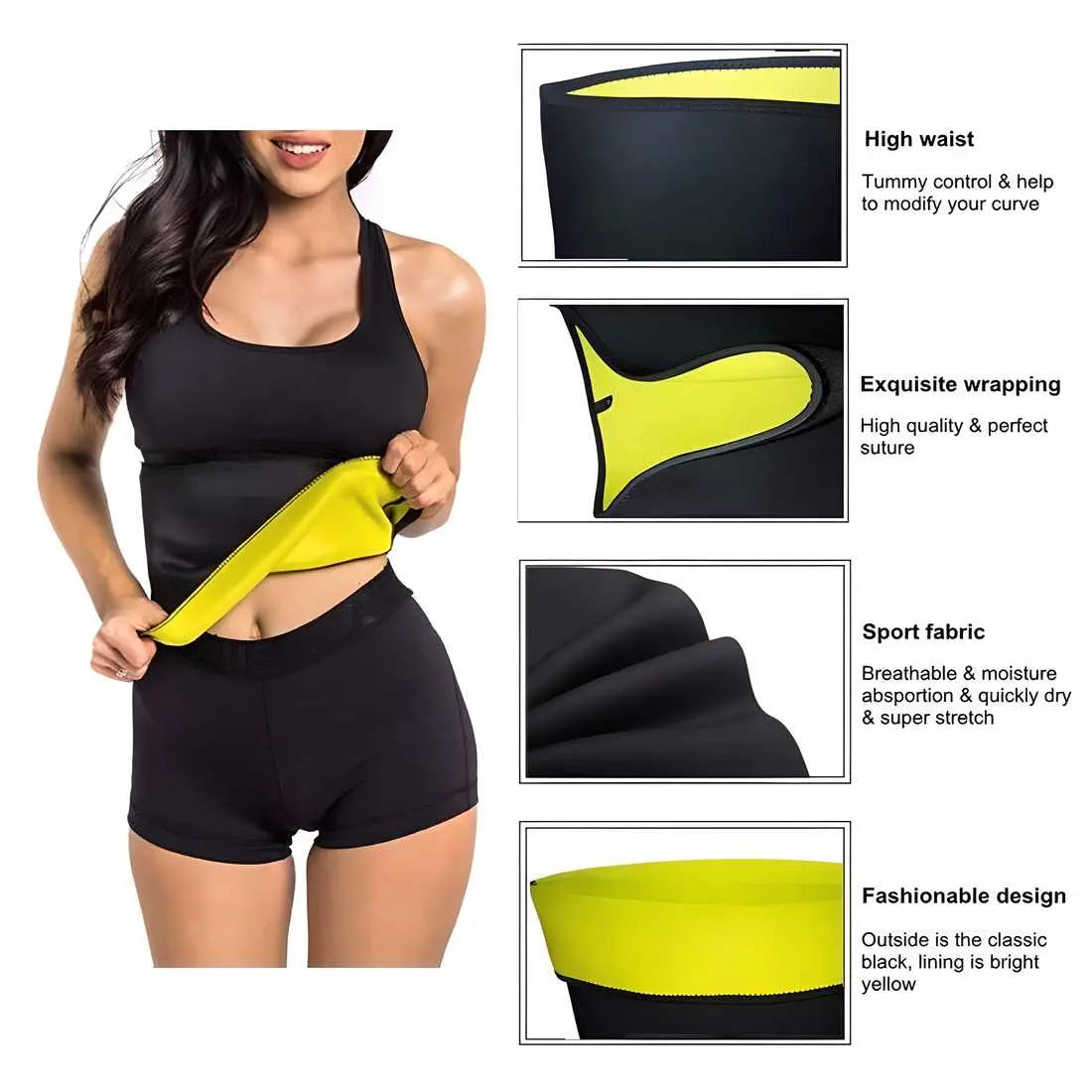 Sweat Belt - Hot Body Shaper Belly Fat Burner For Men & Women mkp0fp-jd