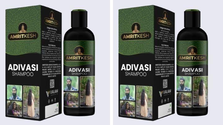 Amritkesh Adivasi Shampoo 100ml - Unleash the Power of Nature (Pack of 2) mkp0fp-jd
