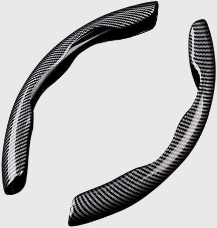 New Carbon Fiber ABS Texture Steering Wheel Grip Cover for Cars mkp0fp-jd