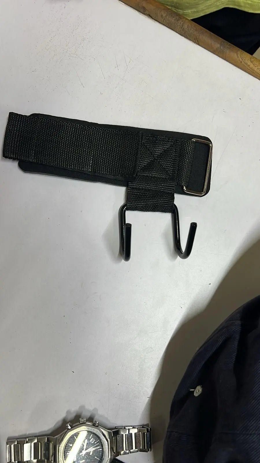 Weight Lifting Rod Hooks Wrist Support (Pair of 1) mkp0fp-jd