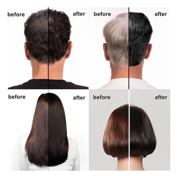 Hair Color Gel - 100% Gray Hair Coverage 125ML (Pack of 2) mkp0fp-jd