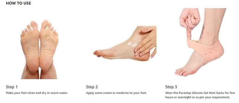 Anti-Crack Silicone Gel Heel Pad mkp0fp-jd