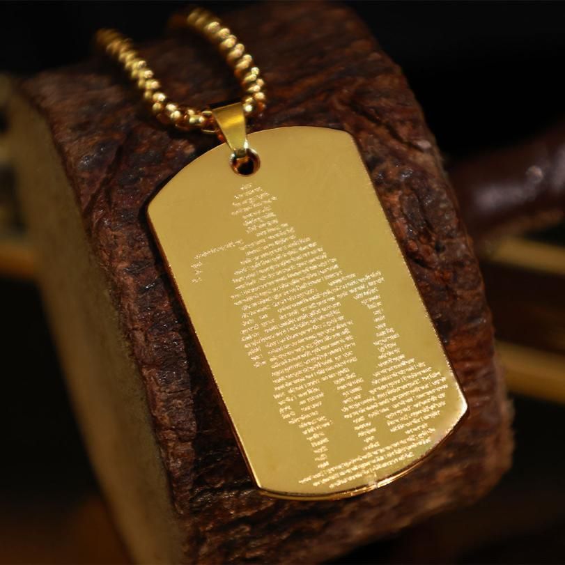 Hanuman Chalisha Pendant with Chain mkp0fp-jd