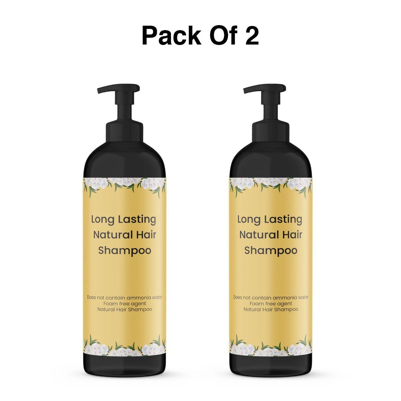 Long Lasting Natural Hair Dye Shampoo 100ML (Pack of 2) mkp0fp-jd