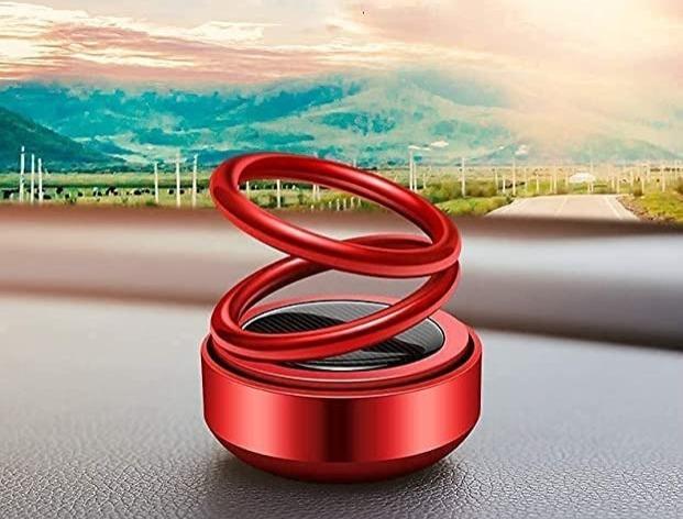 Car/Room Air Freshener- Solar Power Rotating Car/Room Air Freshener Perfume, Long Lasting French Organic Fragrance mkp0fp-jd