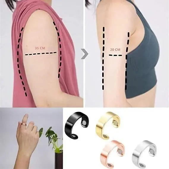 Lymphatic Drainage Therapeutic Magnetic Ring for Men and Women mkp0fp-jd