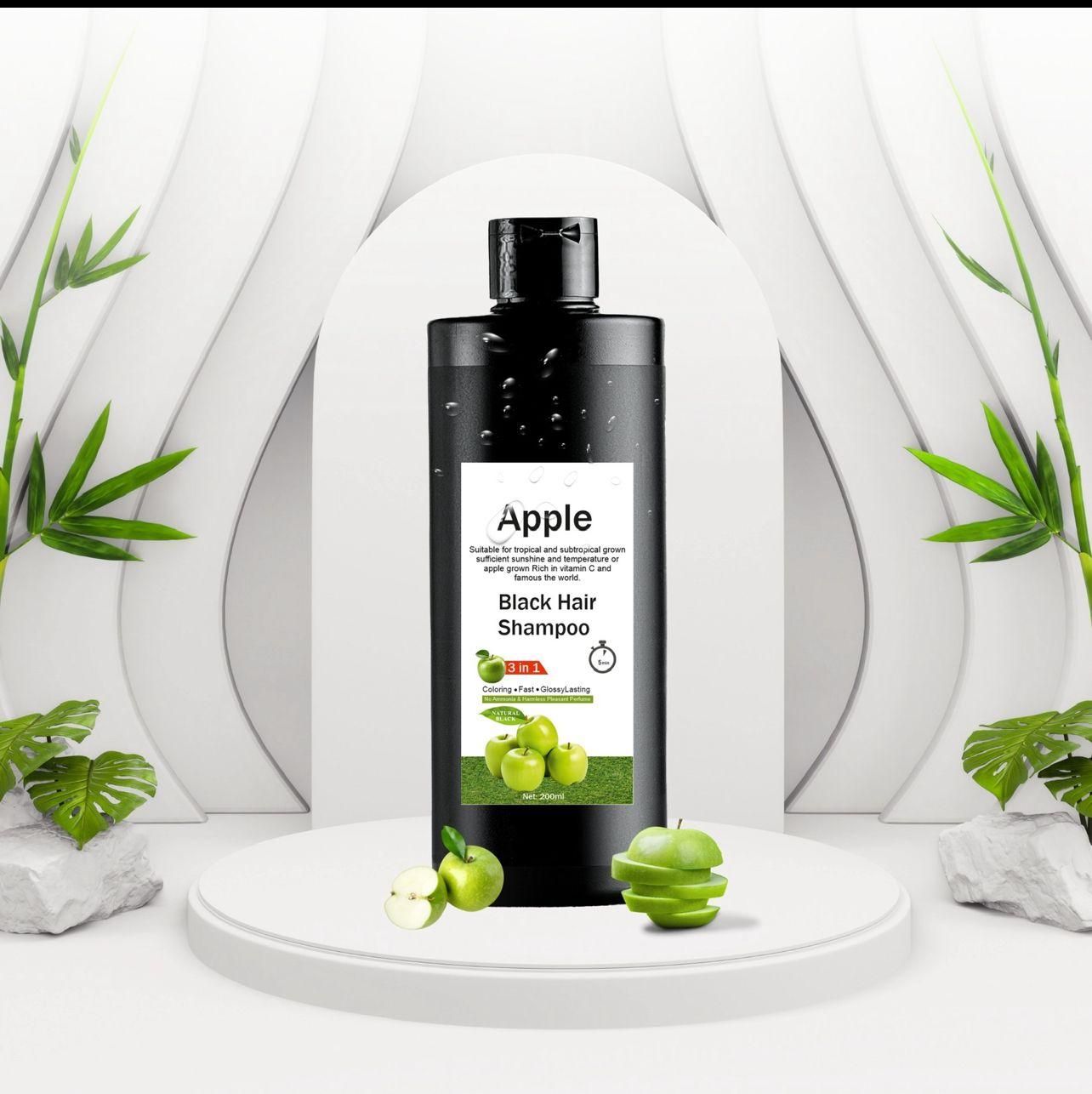 Apple Black Hair Shampoo 3-in-1 200ML mkp0fp-jd