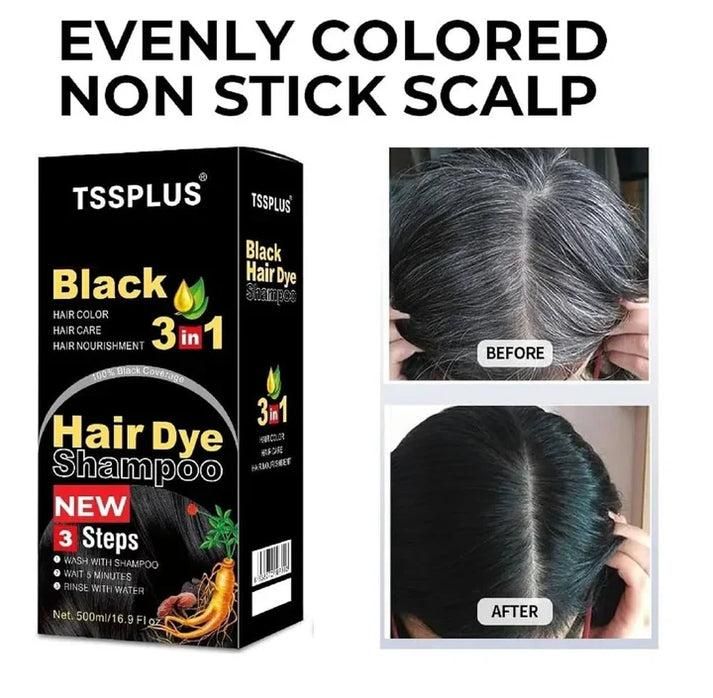 BLOSDREAM Black Hair Shampoo 3 in 1-100ml (Pack of 2) mkp0fp-jd