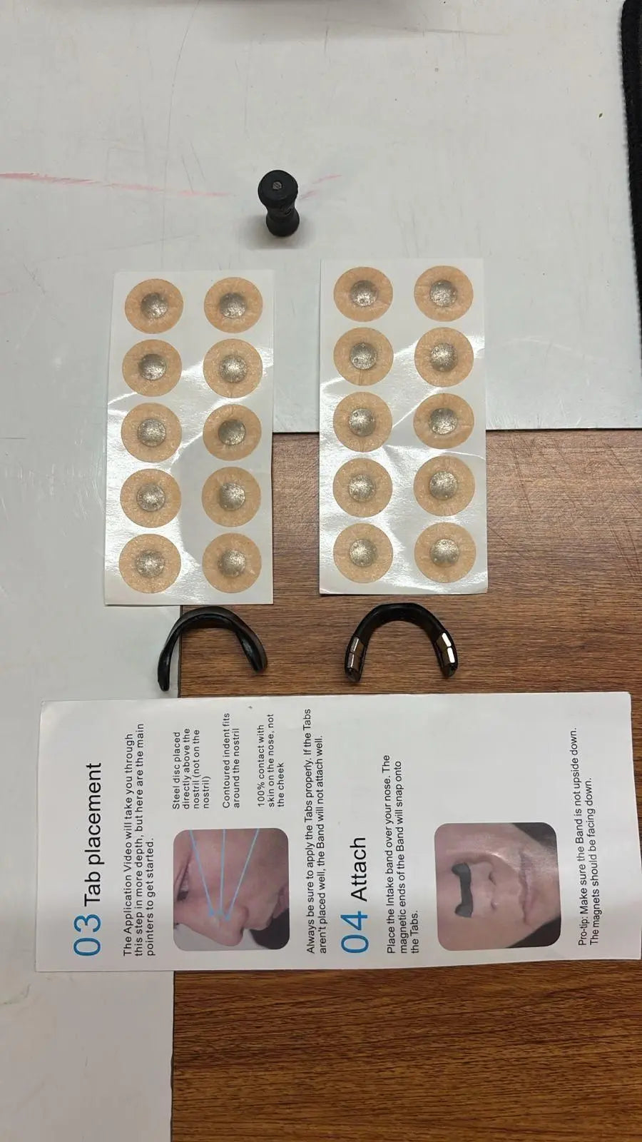 Magnetic Breathing Nasal Strip mkp0fp-jd