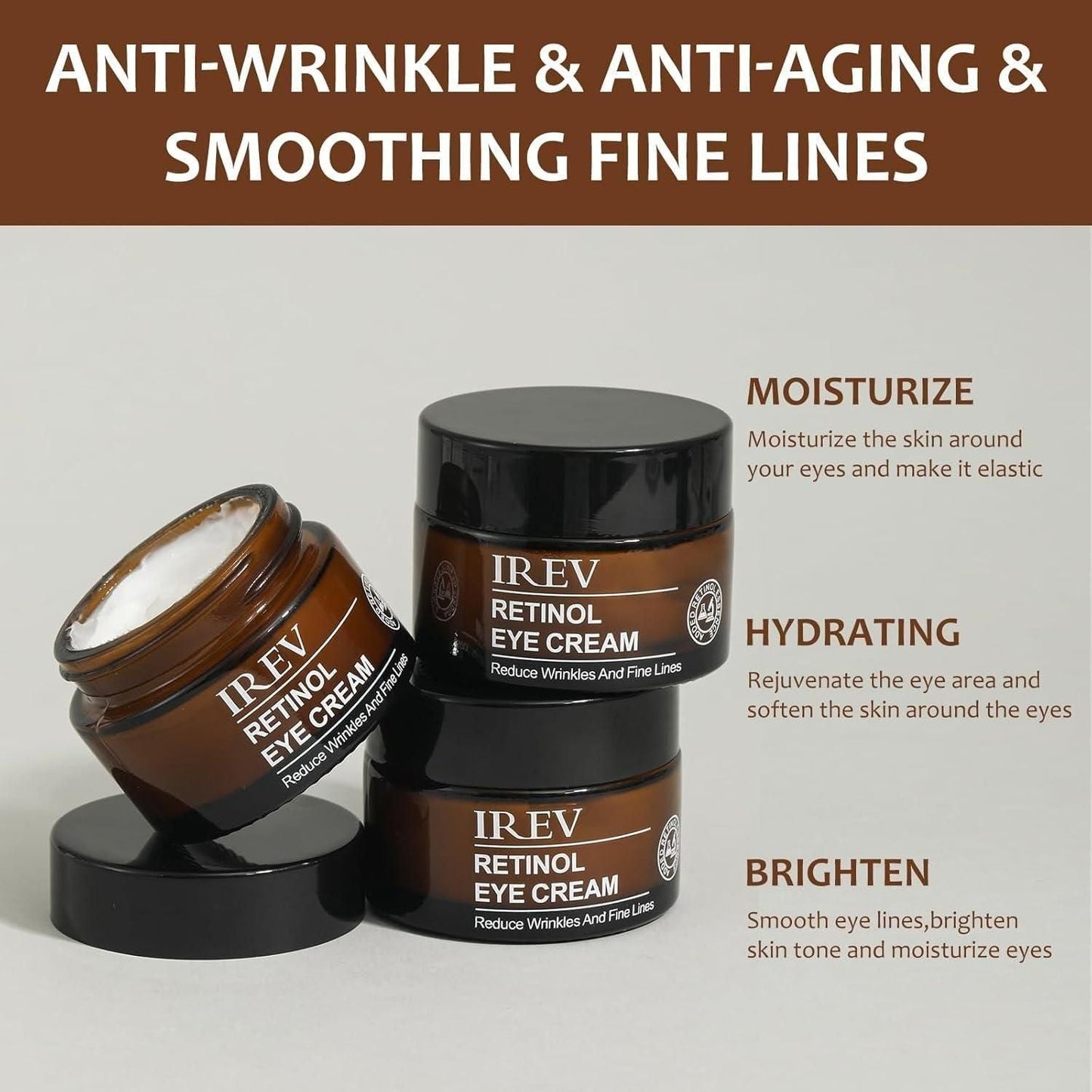 IREV- Retinol Eye Cream 30 ml Each (Pack of 2) mkp0fp-jd