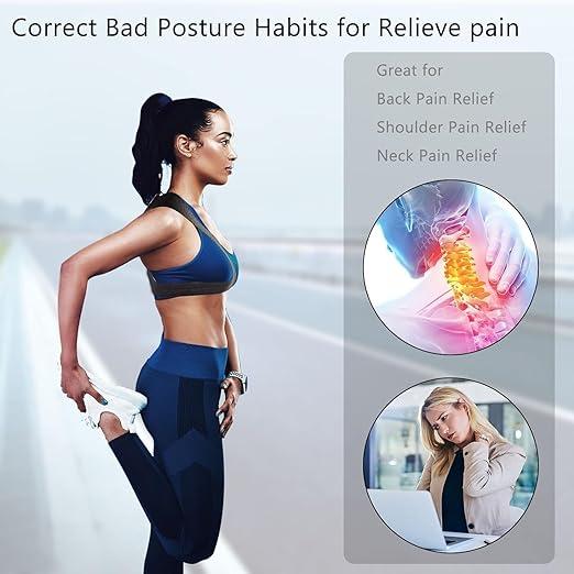 Shoulder & Back Straightener Elastic Spine Support Posture Corrector Belt mkp0fp-jd