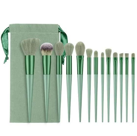 13 Pcs Makeup Brush with Pouch Set mkp0fp-jd