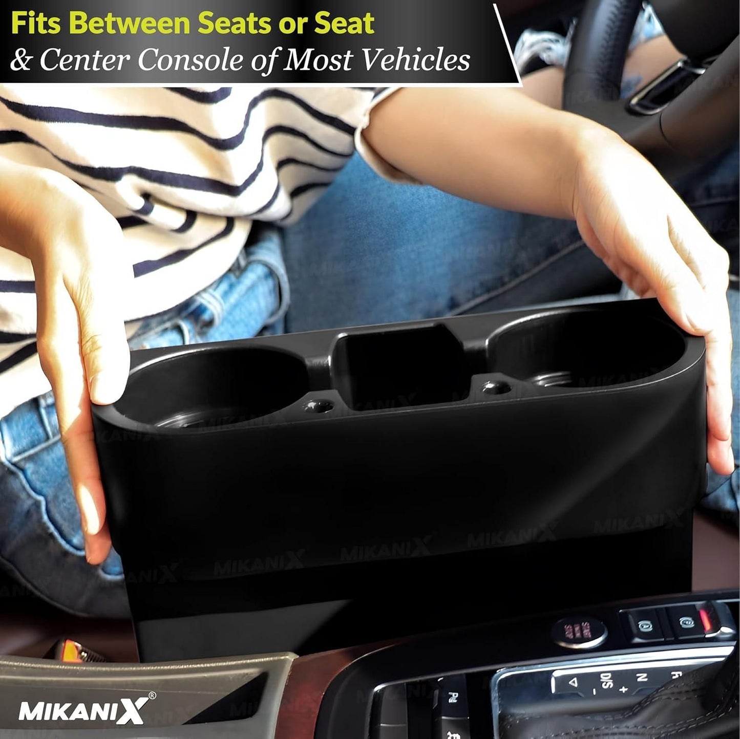 Multifunctional Car Cup Holder & Mobile Device Organizer mkp0fp-jd