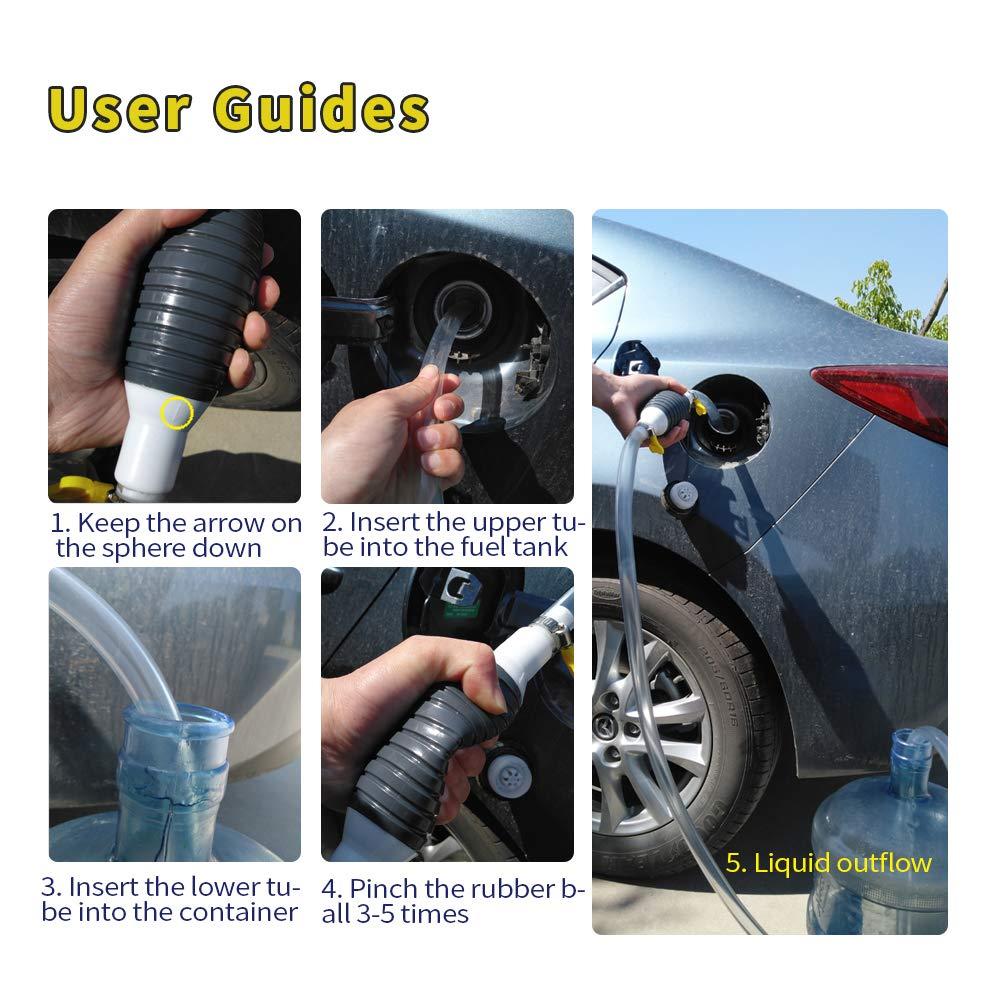 Newest High Flow Siphon Hand Pump Portable Manual Car Fuel Transfer Pump mkp0fp-jd