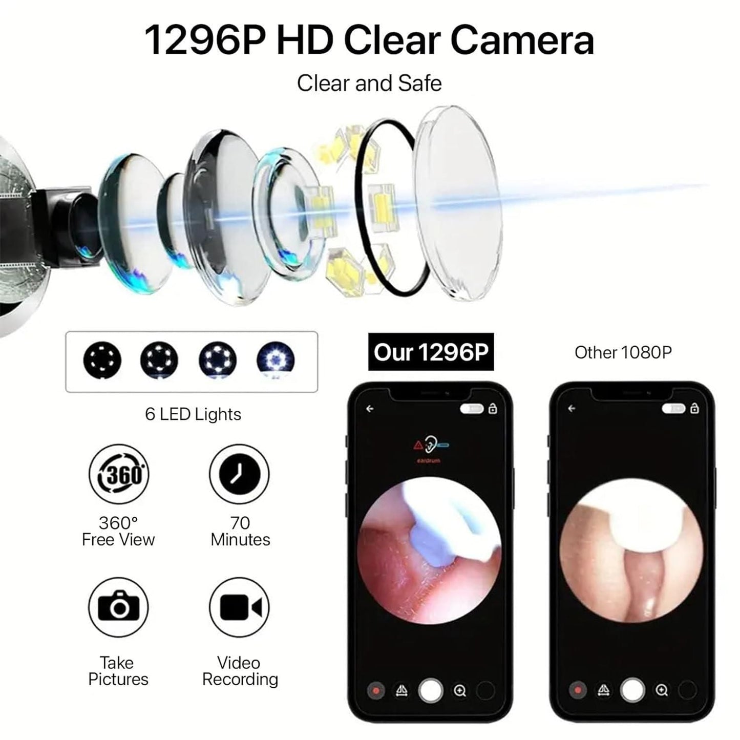Smart Visual Ear Wax Cleaner mkp0fp-jd