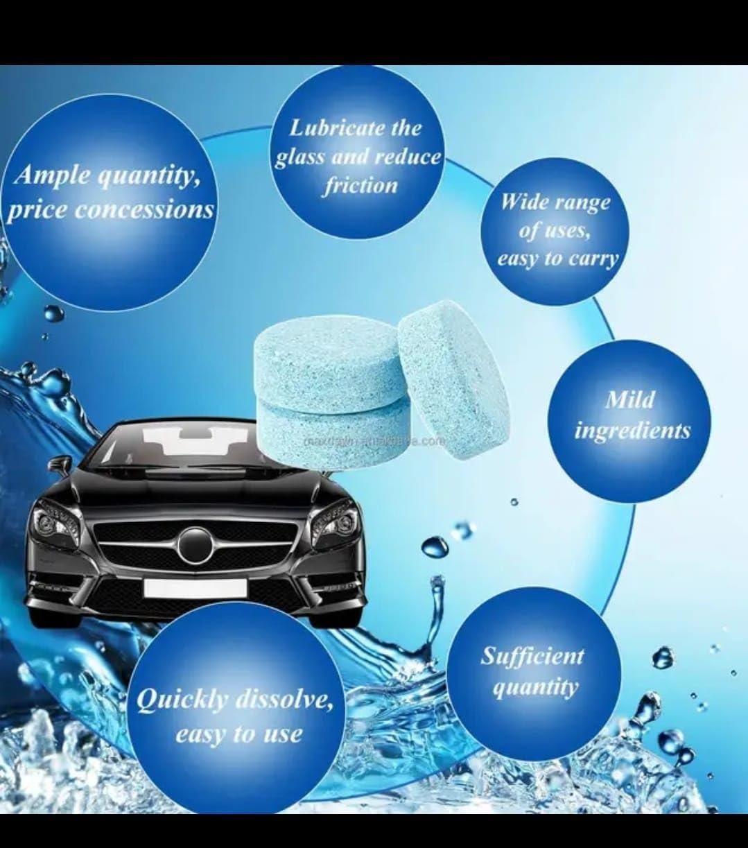 Car Windshield Glass Concentrated Washer Tablets (Pack of 20) mkp0fp-jd