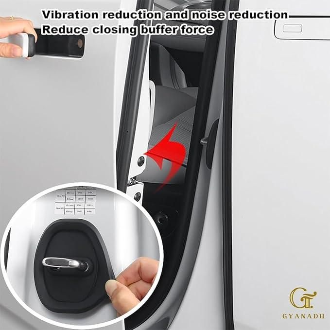 Car Door lock Protector Cover (4pc-Pack of 1) mkp0fp-jd