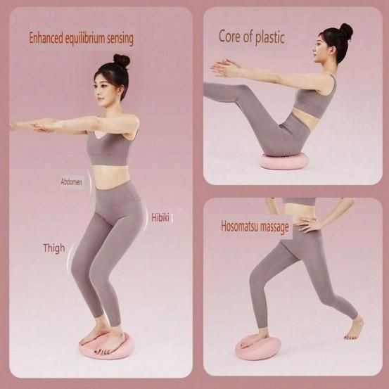 Inflatable Core Trainer Yoga Balance Pad Set mkp0fp-jd