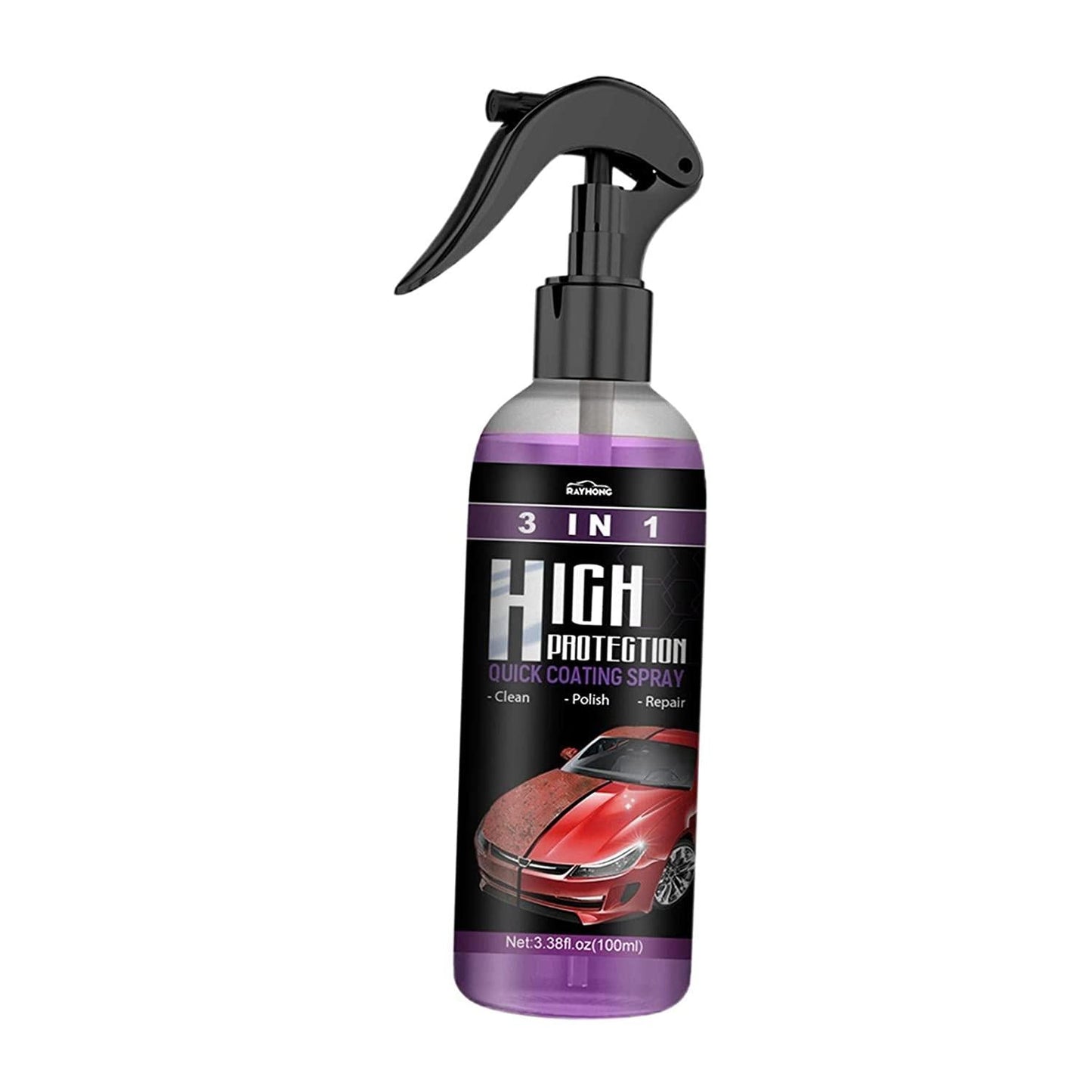 Hydrophobic Polish Nano Coating Agent Car Scratch Spray Cars Polishing for Motorcycles, Boats (Pack of 2) mkp0fp-jd