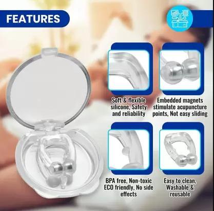 Anti Snoring Nose Clip Device for Men Women Nasal Strips Stops Snoring Stopper Anti-snoring Device (Nose Clip) mkp0fp-jd