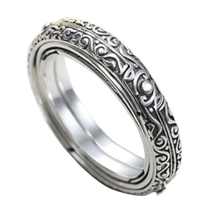Astronomical Ball Ring Cosmic Finger Ring Couple Jewelry Silver Plated mkp0fp-jd
