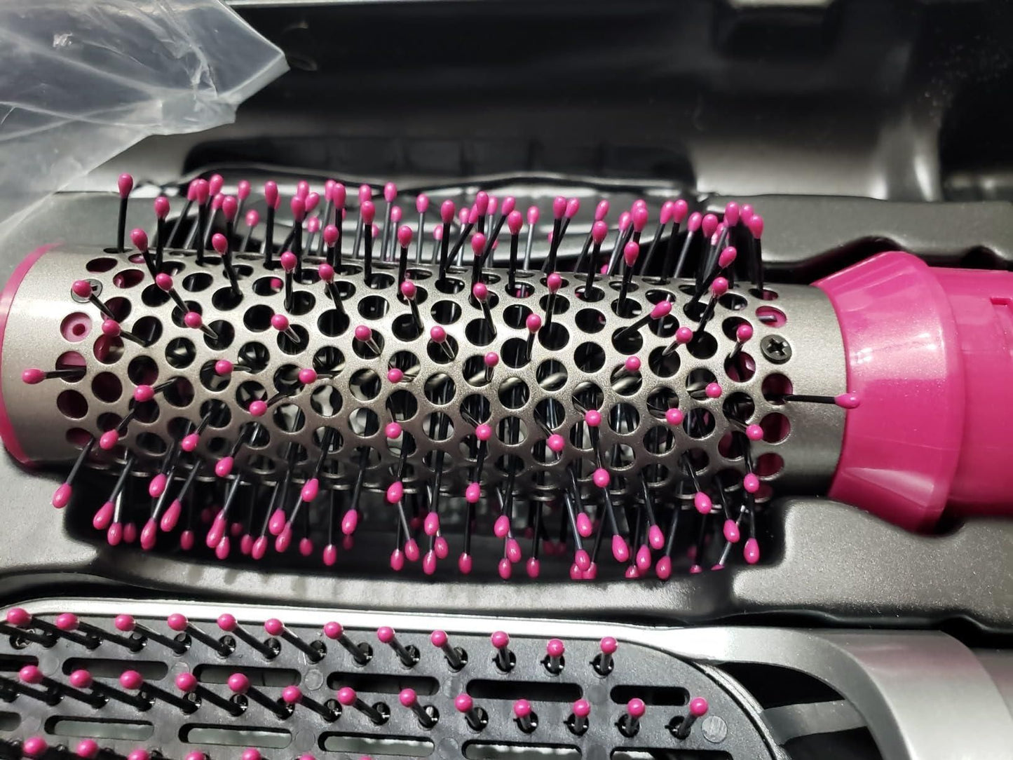 5 in 1 Multifunctional Hair Dryer Styling Tool, Detachable 5-in-1 Multi-Head Hot Air Comb, The Negative Ion Automatic Suction Hair Curler mkp0fp-jd