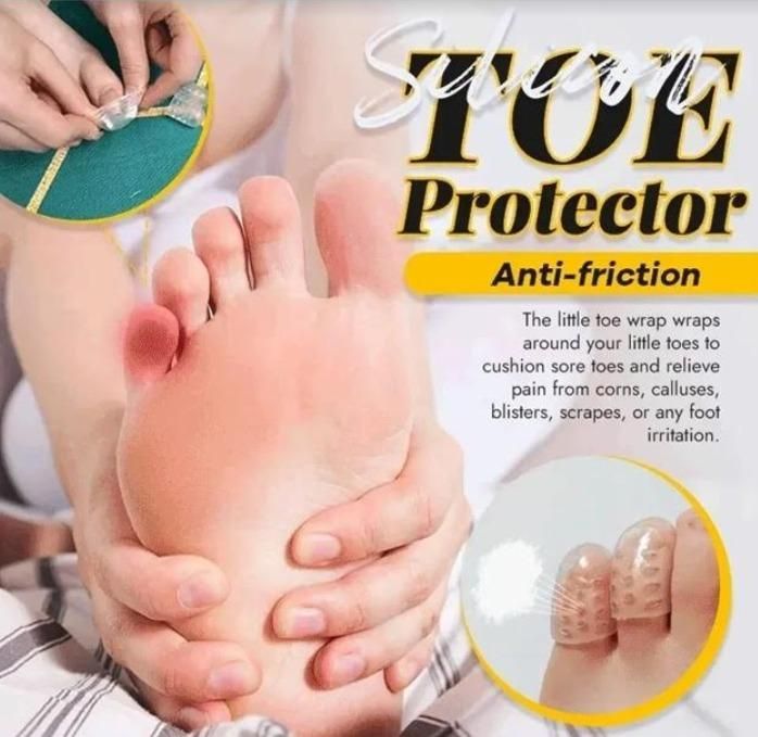 Silicone Anti-Friction Toe Protector (Pack Of 2) mkp0fp-jd