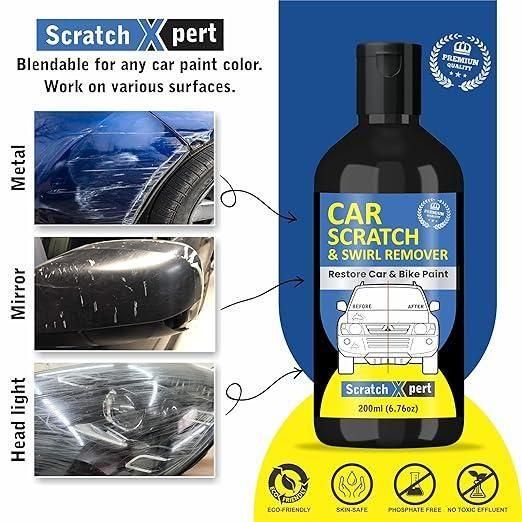 Car Body Scratch Remover and Repair Polishing Cream Kit with Sponge 200ML(Pack Of 1) mkp0fp-jd