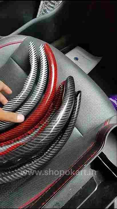 New Carbon Fiber ABS Texture Steering Wheel Grip Cover for Cars mkp0fp-jd