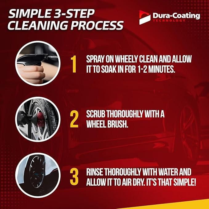 Dura Coating Technology Wheely Clean 200 grm Pack of 1 mkp0fp-jd