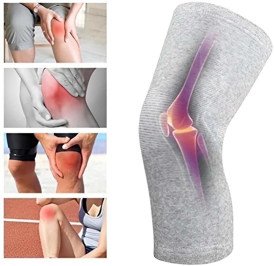 Unisex Bamboo Charcoal Elastic Warm Knee Sleeves mkp0fp-jd