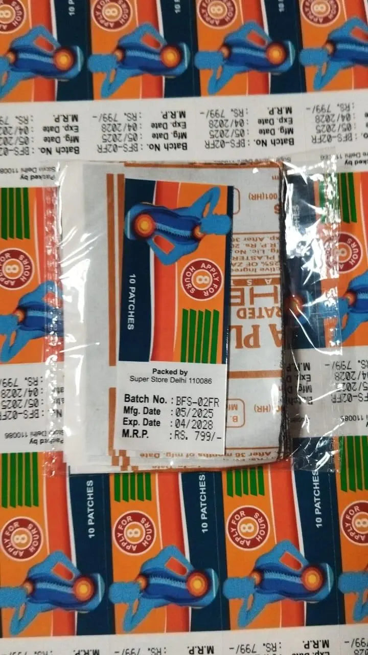 10 Pcs Herbal Self Heating Patches Mayufuzz mkp0fp-jd