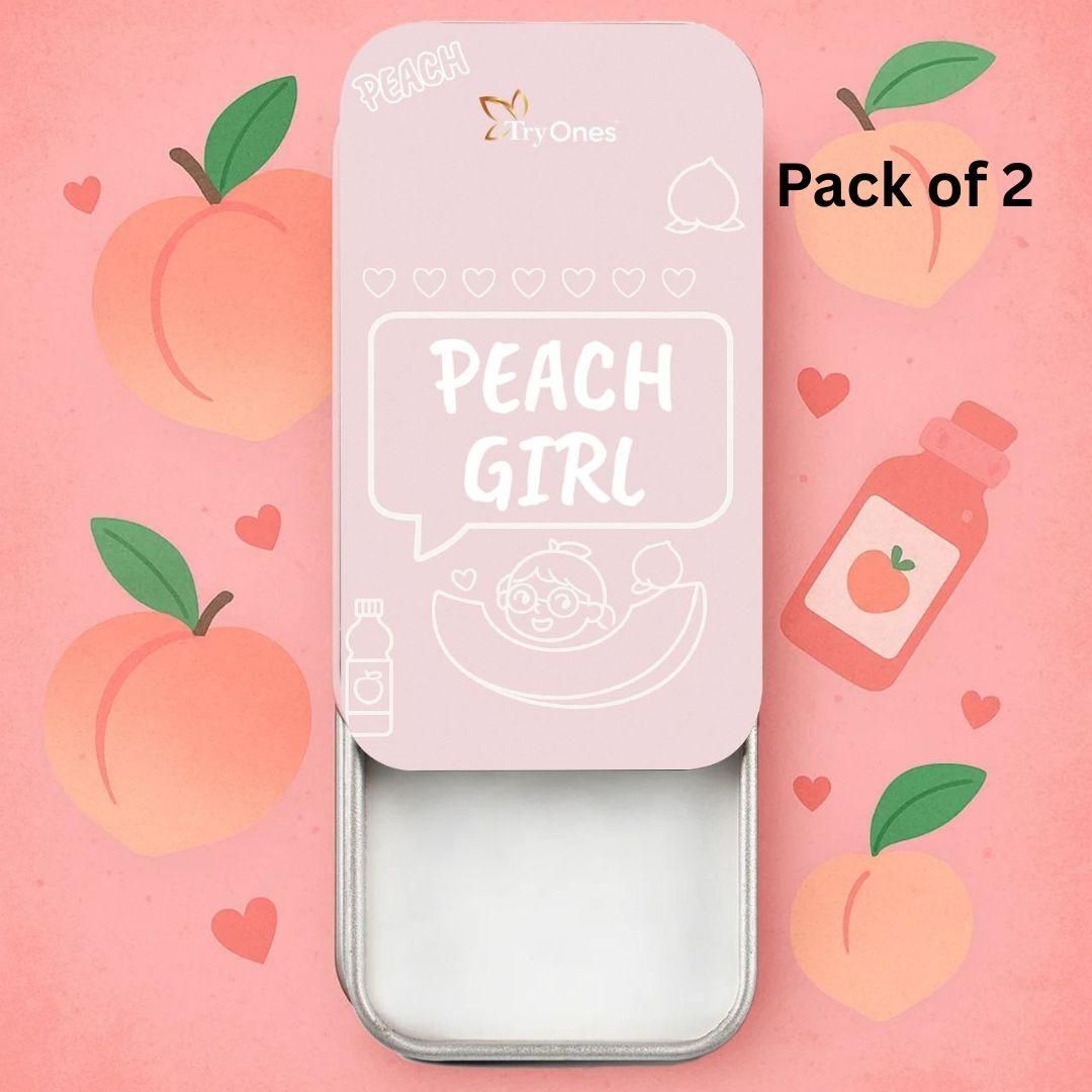 TryOnes PEACH GIRL Solid Perfume for Women 12gram (Pack of 2) mkp0fp-jd