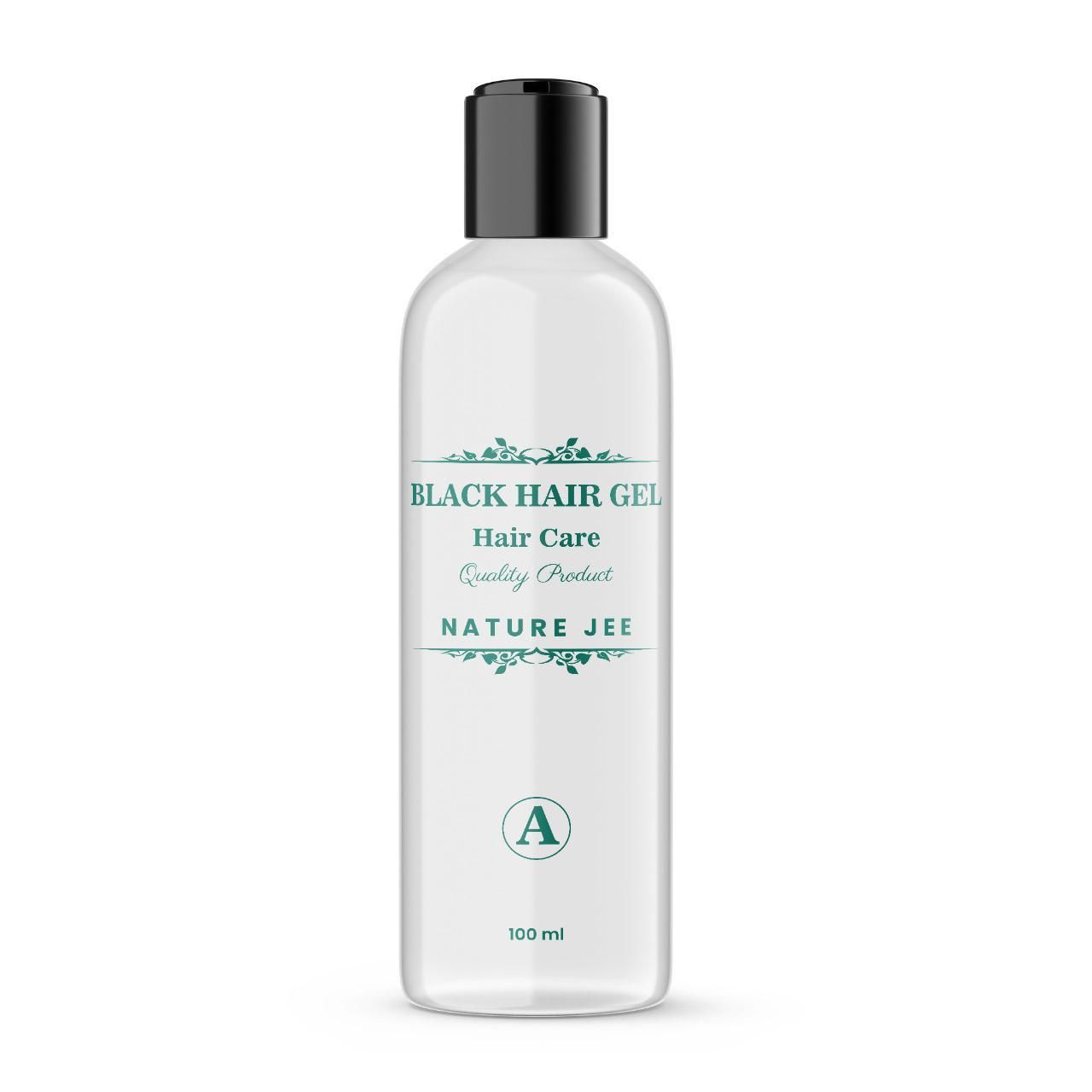 Black Hair Gel 200 ml Pack of 2 mkp0fp-jd