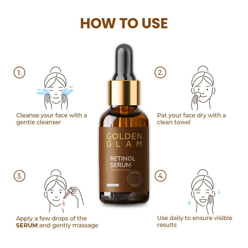 Retinol anti ageing Face Serum 30ml Package ( Pack of 2 ) mkp0fp-jd
